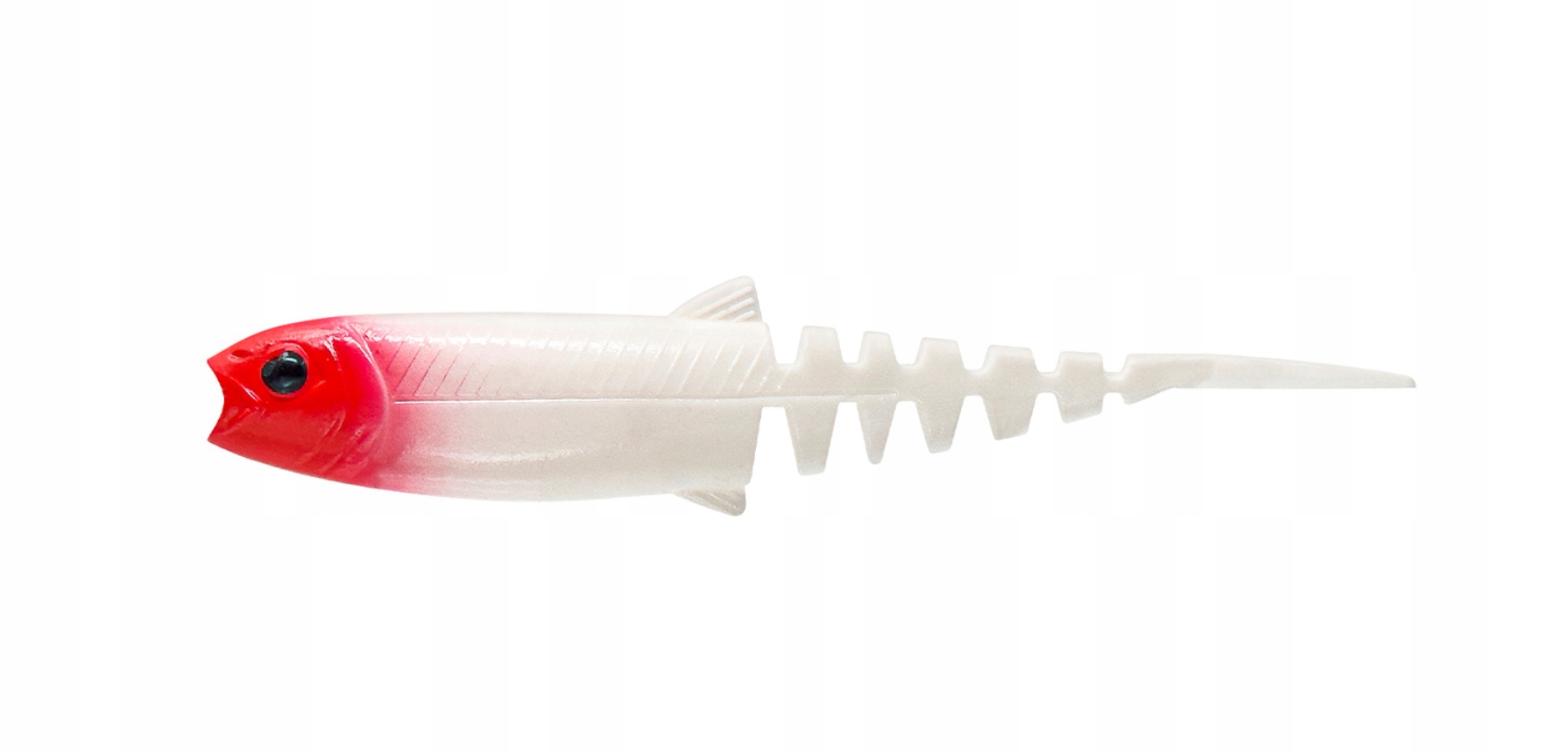 Guma Wędkarska Jaskółka Cannibal Minnow Rubinowa Głowa 15cm Savage gear
