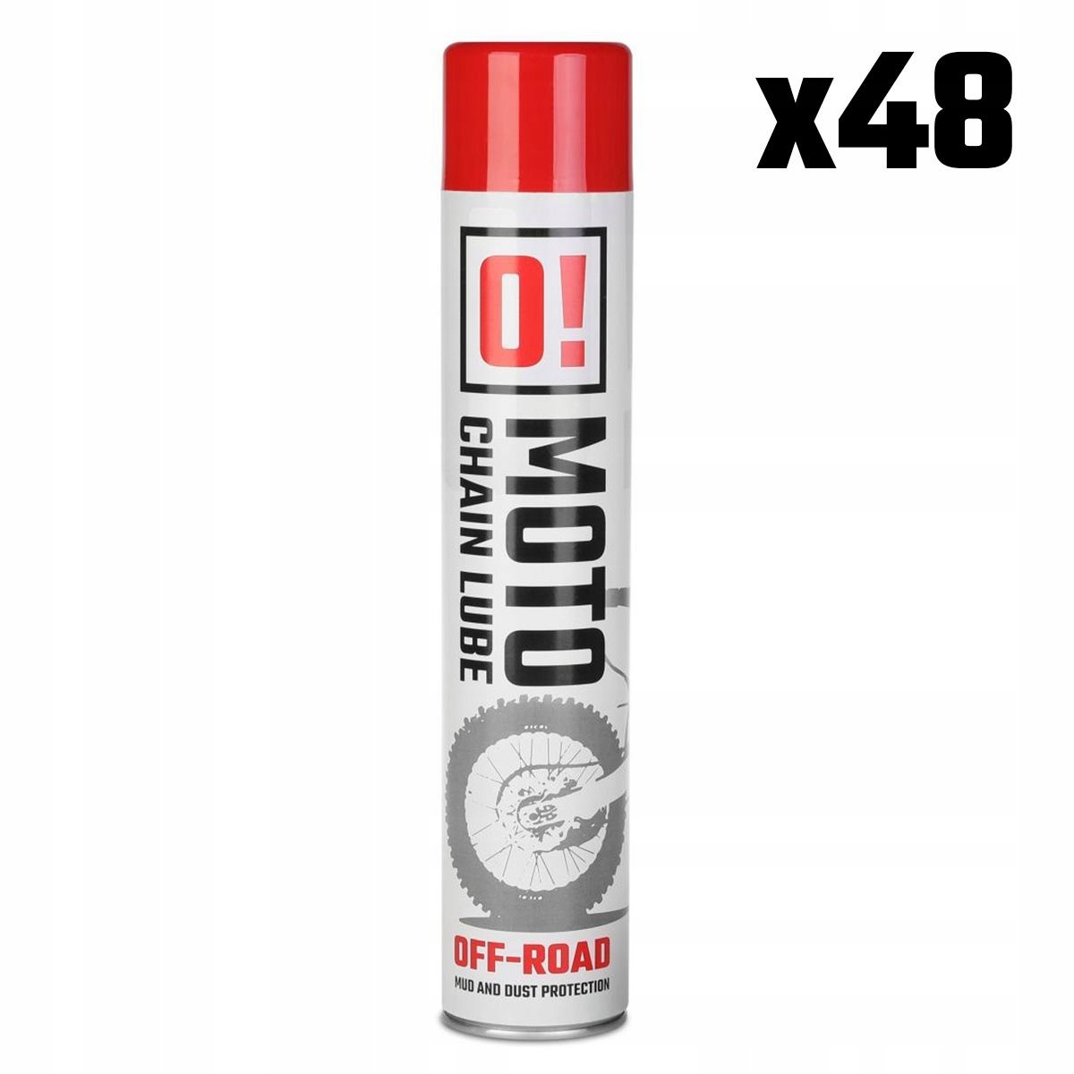 Omoto Sada 48 Kusov Spray Mazivo Na Reťaz 750ML Off Road O! Chain Lube
