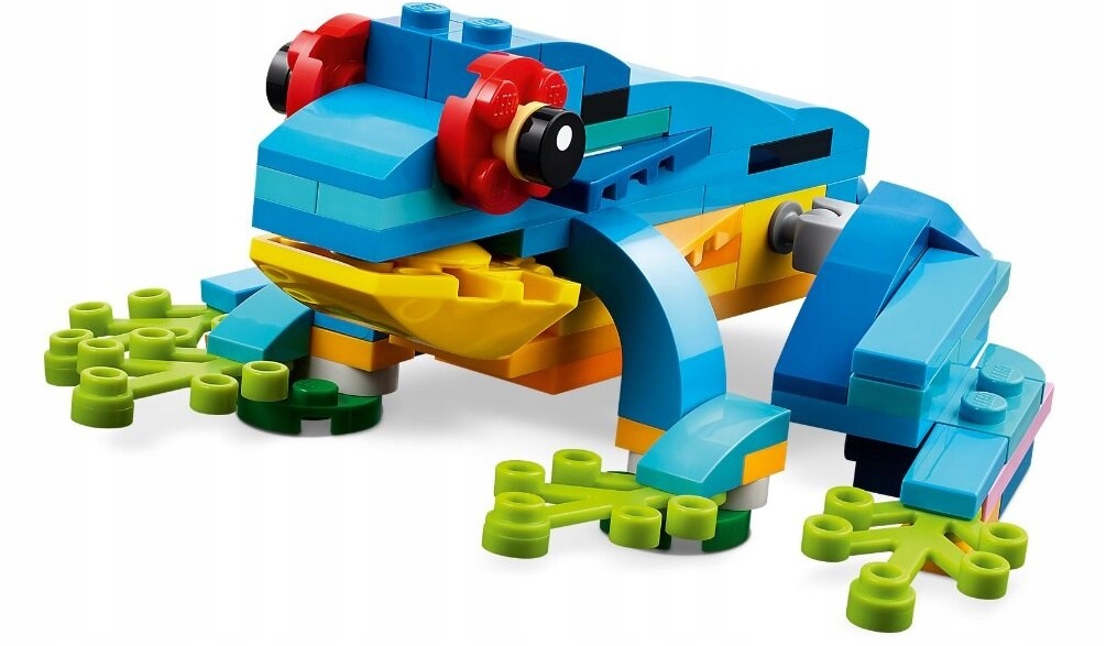LEGO CREATOR 3W1 EGZOTYCZNA PAPUGA ZESTAW PAPUGA RYBA ŻABA 31136 Waga produktu z opakowaniem jednostkowym 1 kg