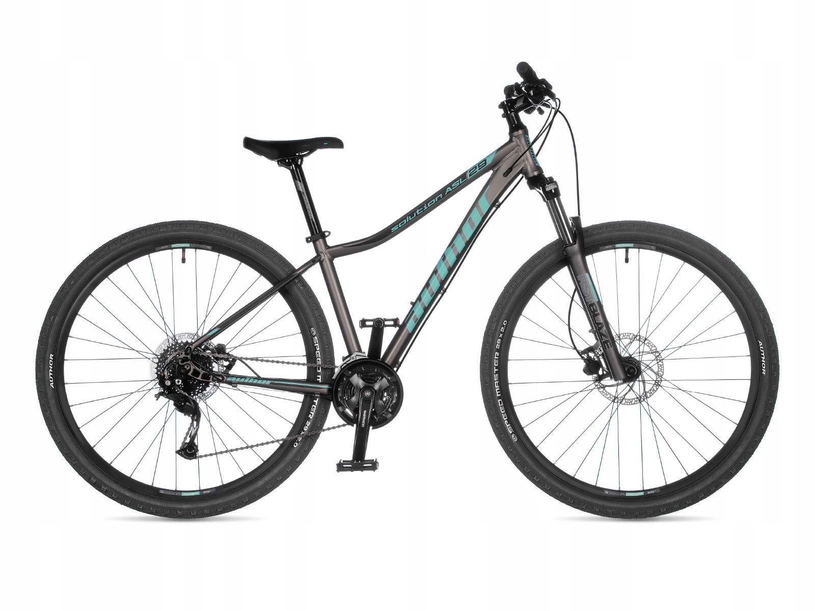 Rower Mtb Author Solution Asl 29 16" grafitowy mat eBON 80 zł