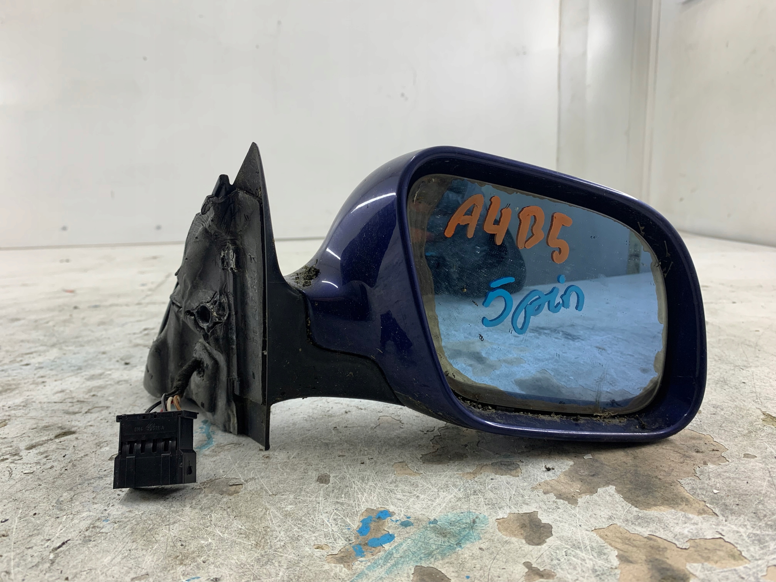 AUDI A4 B5 mirror right LZ5K 5 PIN