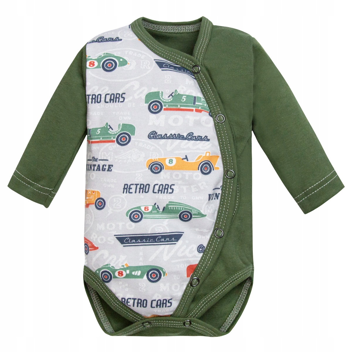 

Body Rozpinane Długi Rękaw auta retro 74