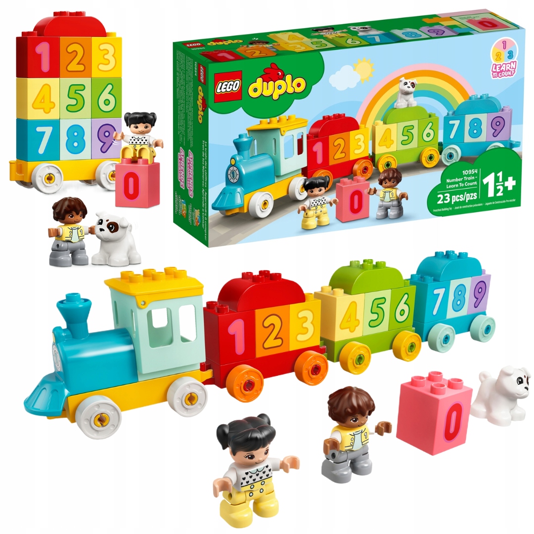 Lego Duplo 10954 Vlak s čísly Učení počítání Velké stavebnice pro 2 3 4leté děti