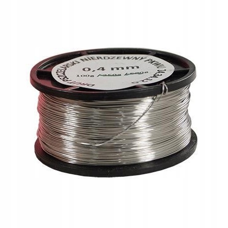 

Drut pszczelarski 0,4 nierdz. 100g