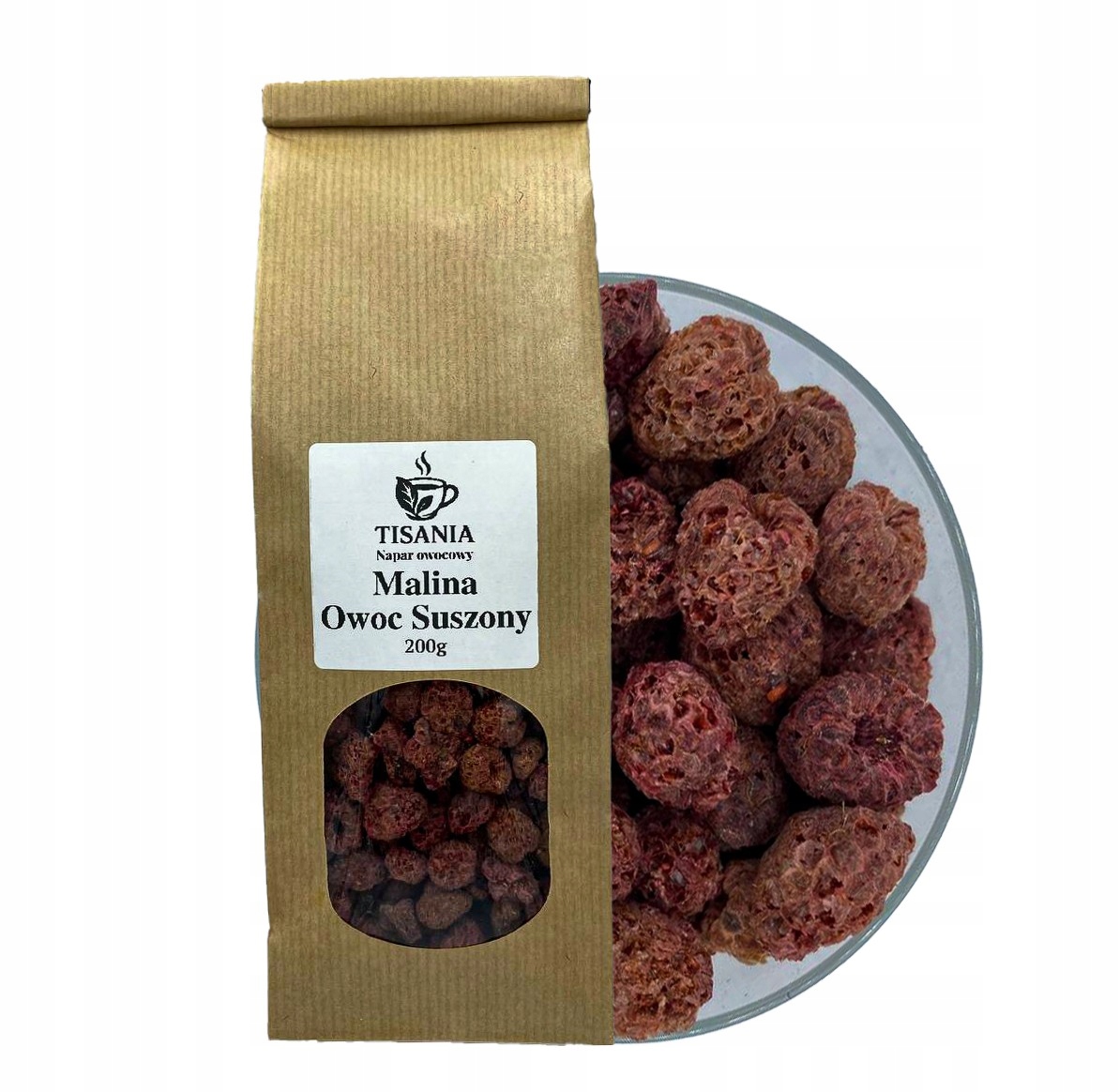 Malina sušené ovoce 200 g Ovocný nálev Tisania
