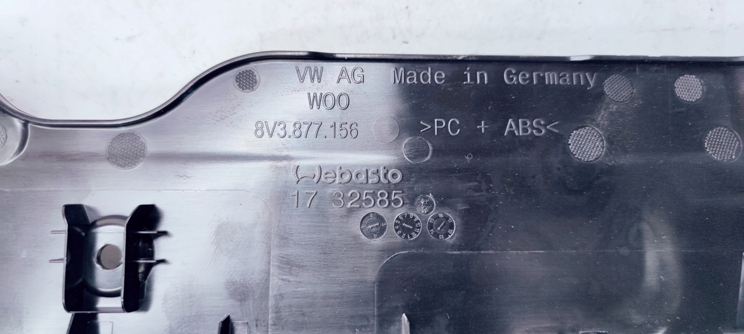 cover bonnet AUDI A3 8V 8V3877156