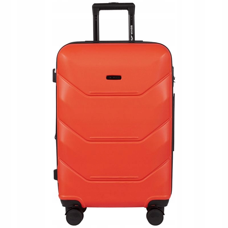 Walizka Wings Średnia 24" Poszerzana 149 Peacock 63L Orange