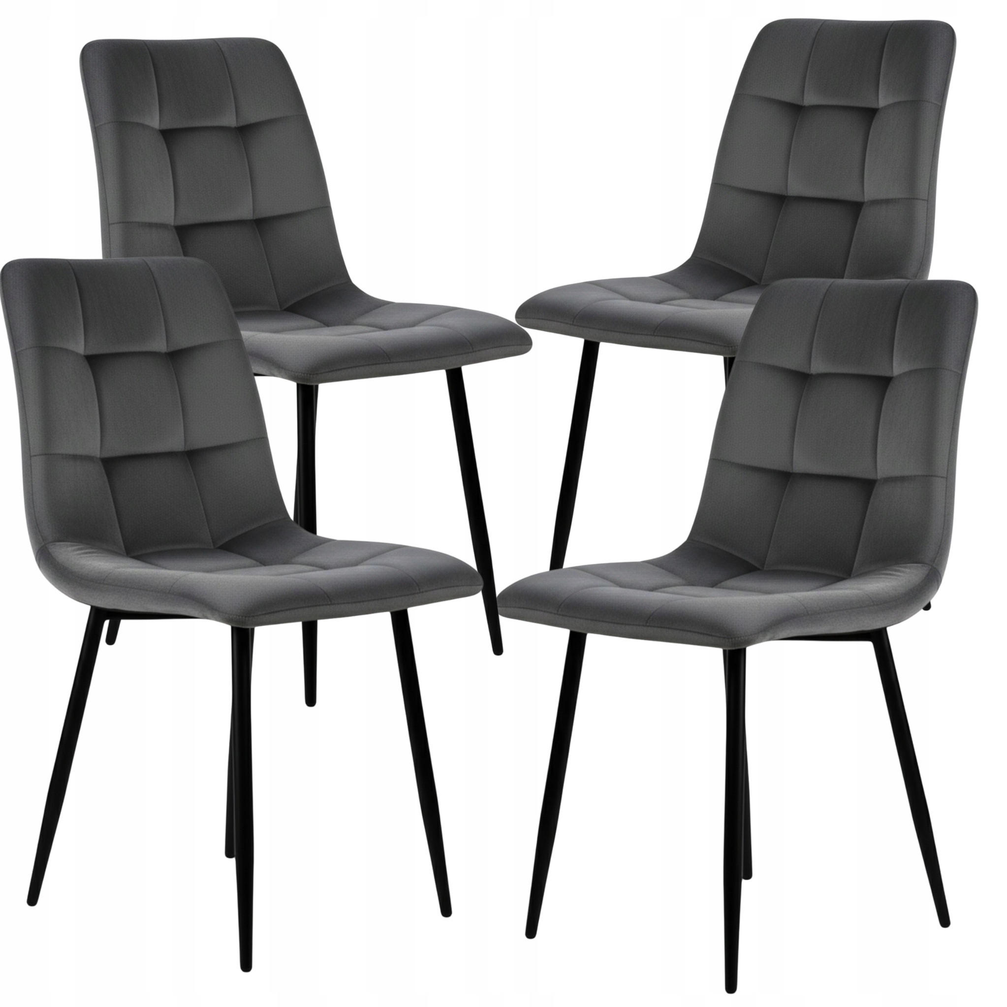 Kuchyňské židle 4 ks do jídelny Obývacího pokoje Oeko Stabilní čalouněná židle