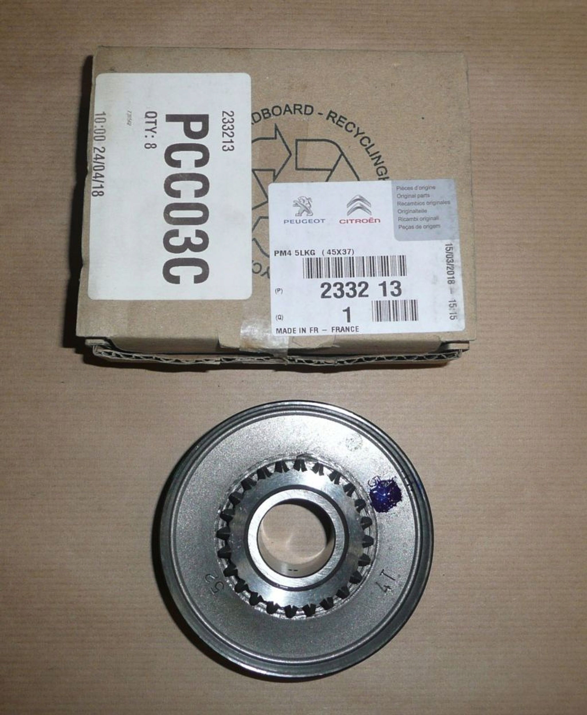 KOŁO ZĘBATE 4 BIEGU PSA BE4T 2332.13