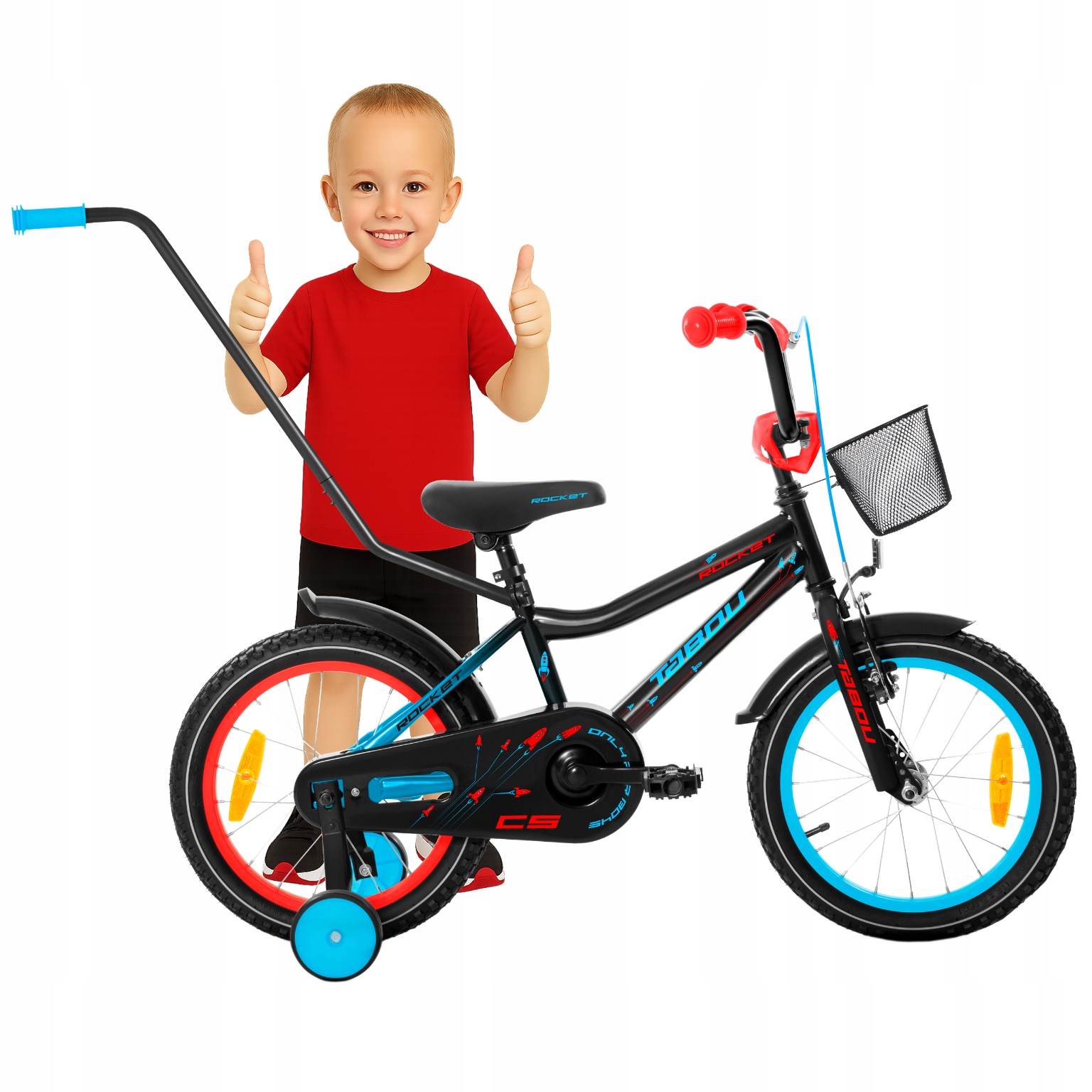 Rowerek Dziecięcy 16 Cali Tabou Rower Dziecięcy Prowadnik I Koszyk