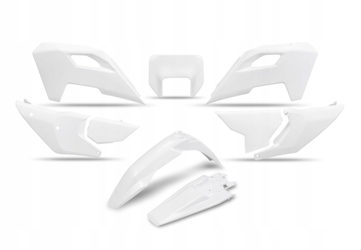 Sada Plastov Husqvarna Te 150 250 300 '24-'25 Farba Biela