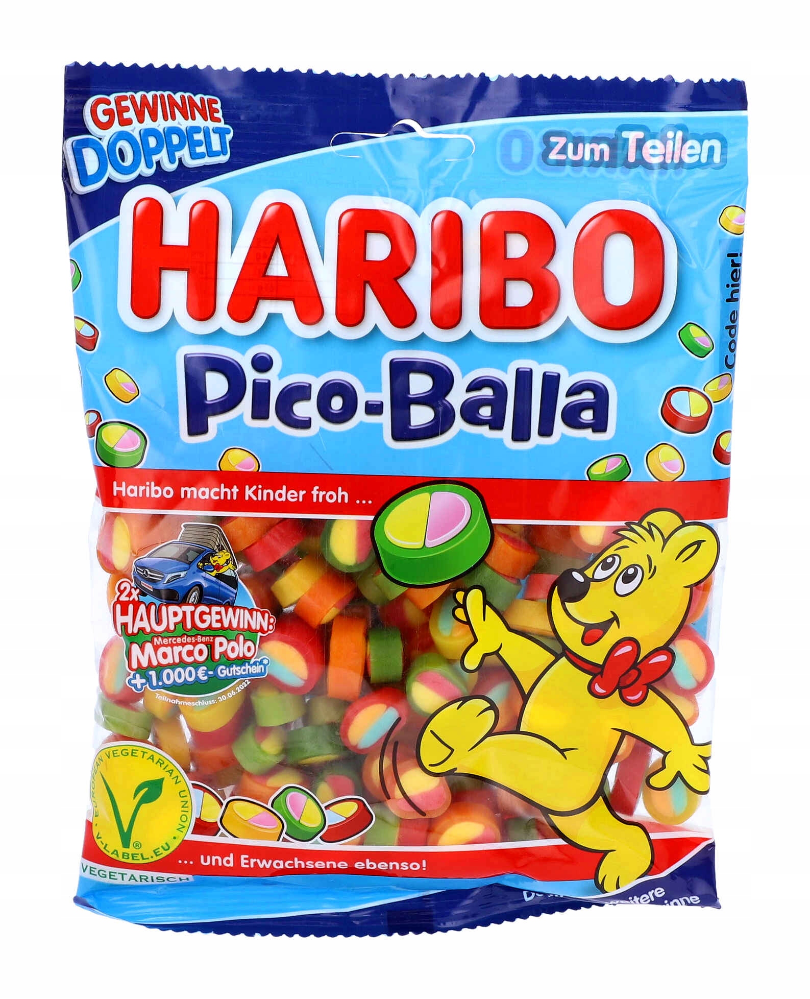 Bonbon Schtroumpf Pik Haribo x 20 - 160g