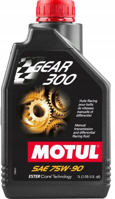 Olej przekładniowy Motul Gear 300 75W90 1L syntetyczny GL-4/GL-5