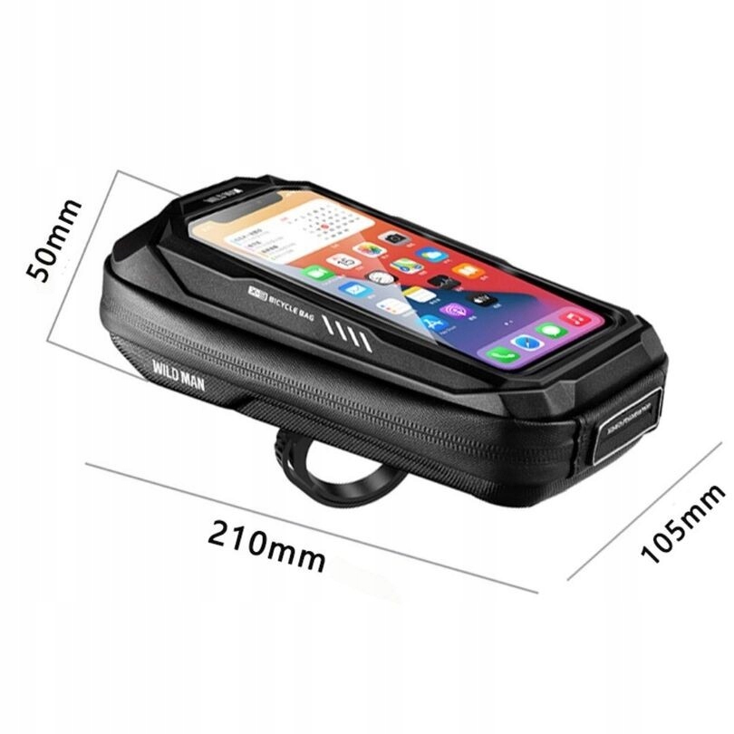 UCHWYT ETUI NA TELEFON SAKWA TORBA ROWEROWA NA KIEROWNICĘ WODOODPORNA Model X3