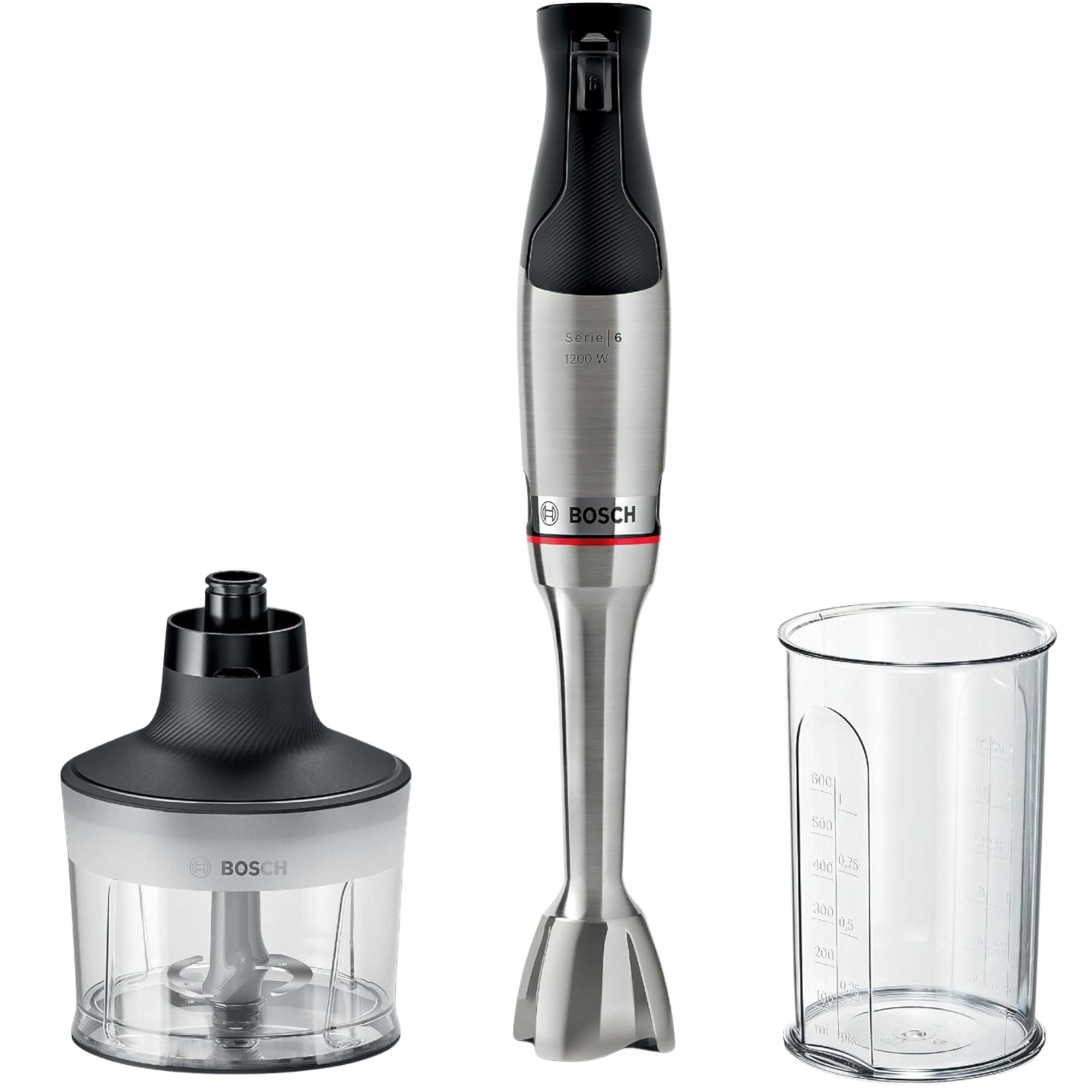 Blender ręczny Bosch ErgoMaster Seria 6 MSM6M830 Rozdrabniacz 0,5L Pojemnik