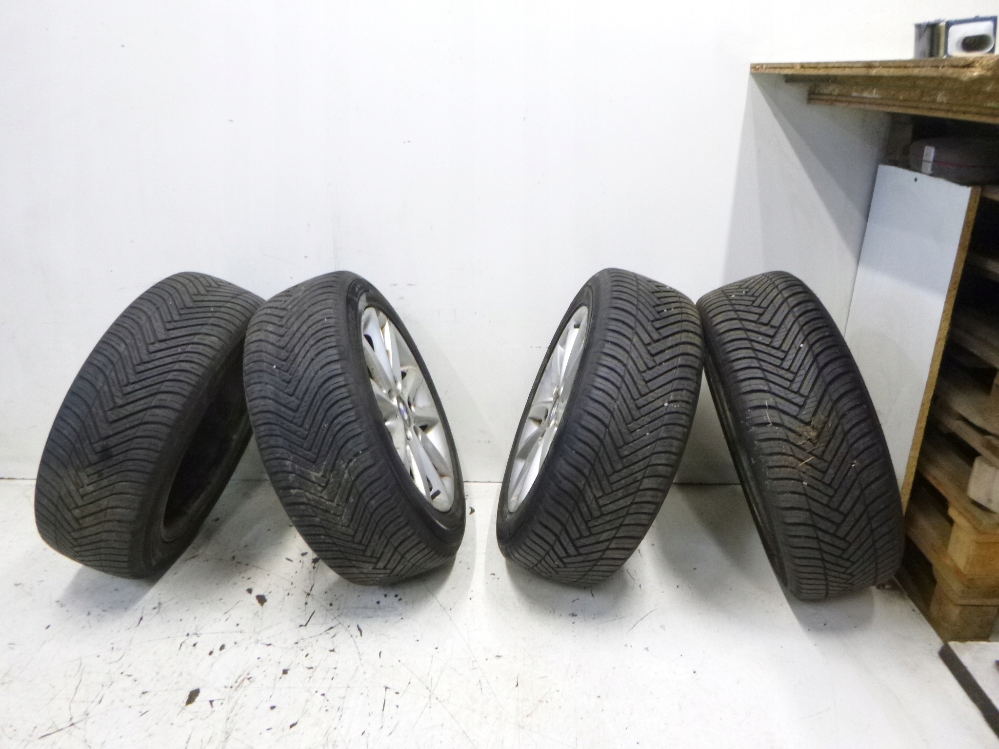 discs aluminium BMW + tyres 16" 5x120 205/55 R16