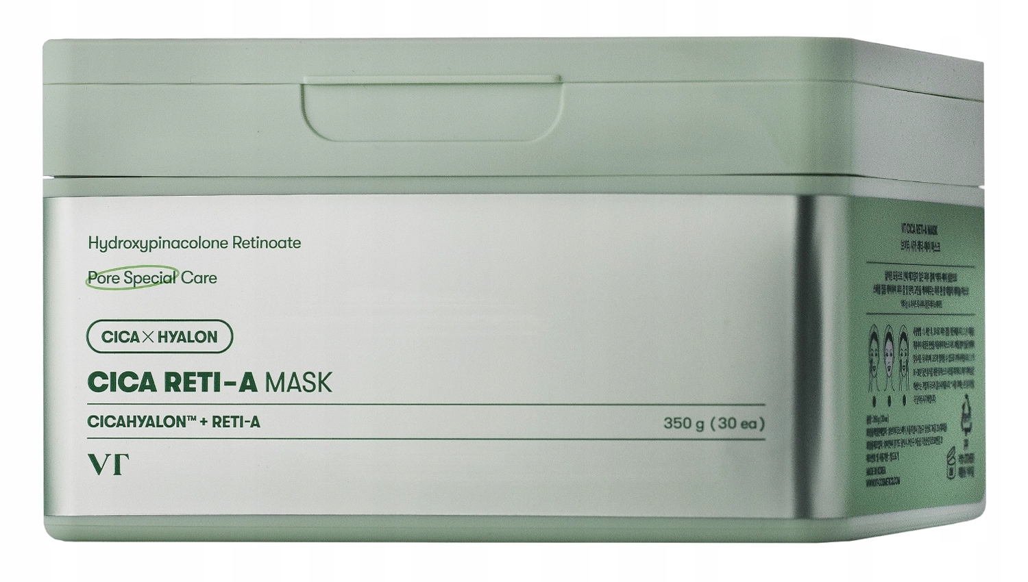 Vt Cosmetics Cica Reti-A Mask Sada pleťových masek s retinolem 30 ks