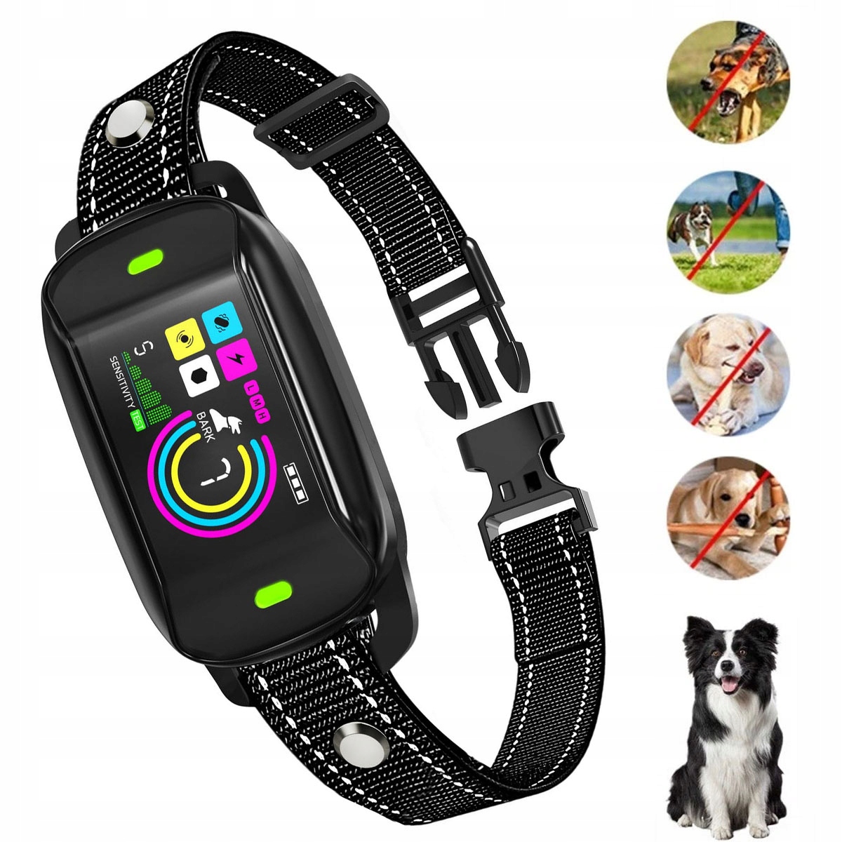 Elektrický Výcvikový Obojek Pro Psy, Nastavitelný, Voděodolný