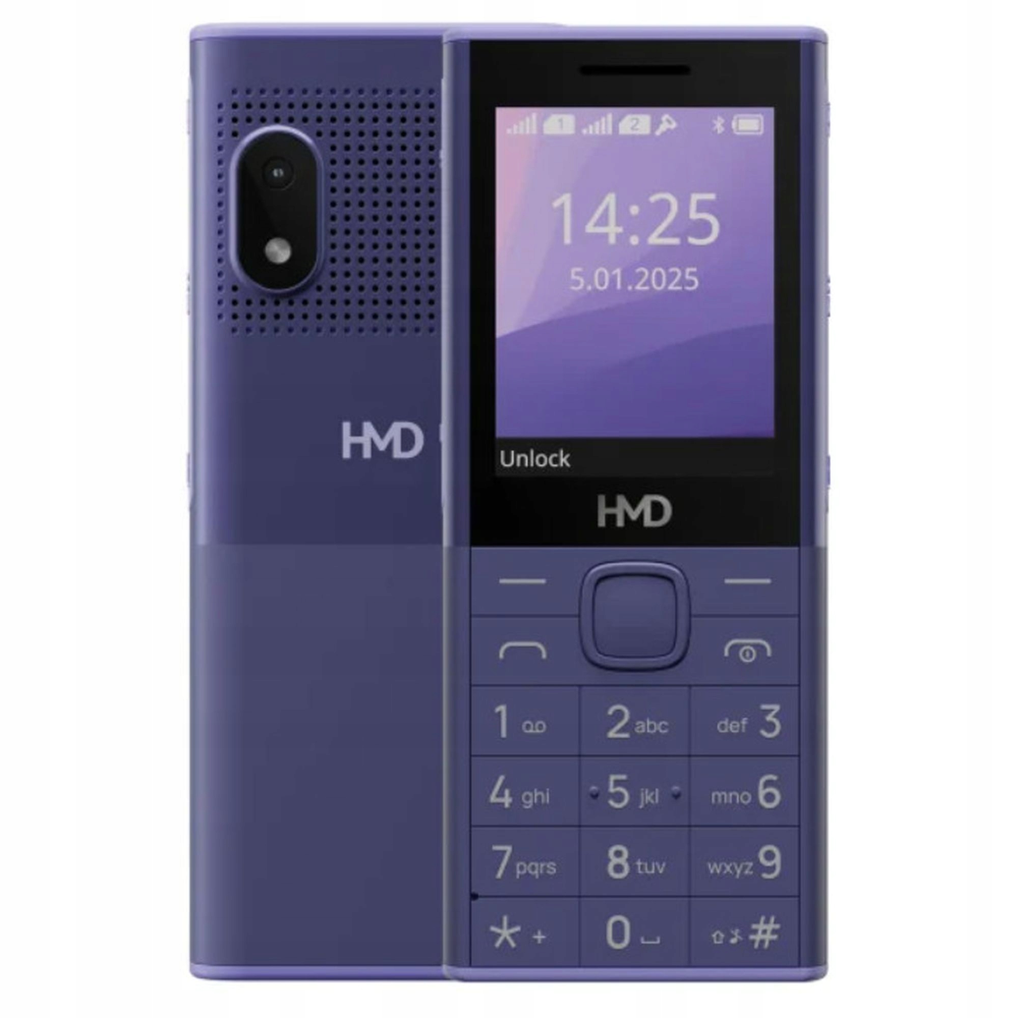 Telefon Hmd 150 Music Fioletowy 2,4" Usb-c Bluetooth 2500 mAh