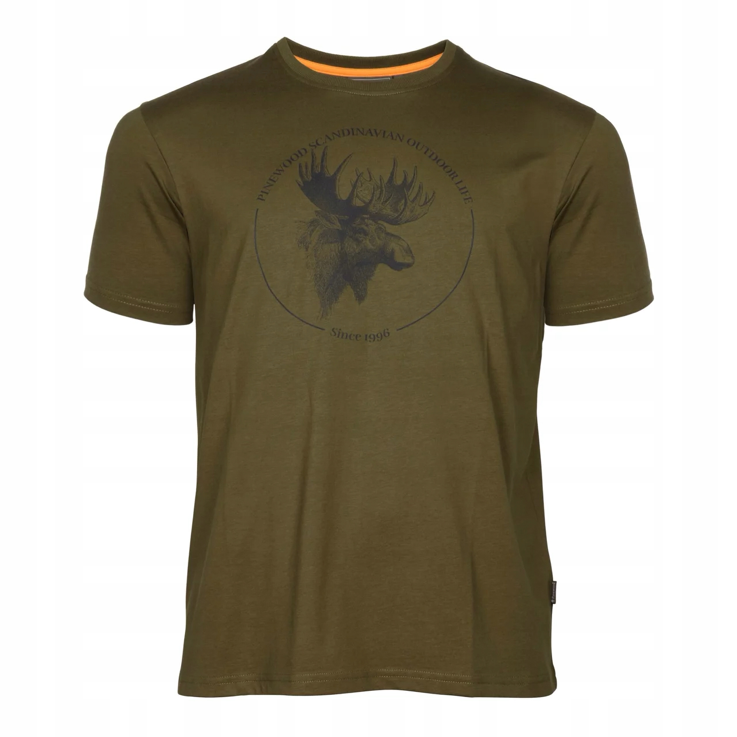 Koszulka męska t-shirt Pinewood Moose oliwkowa L