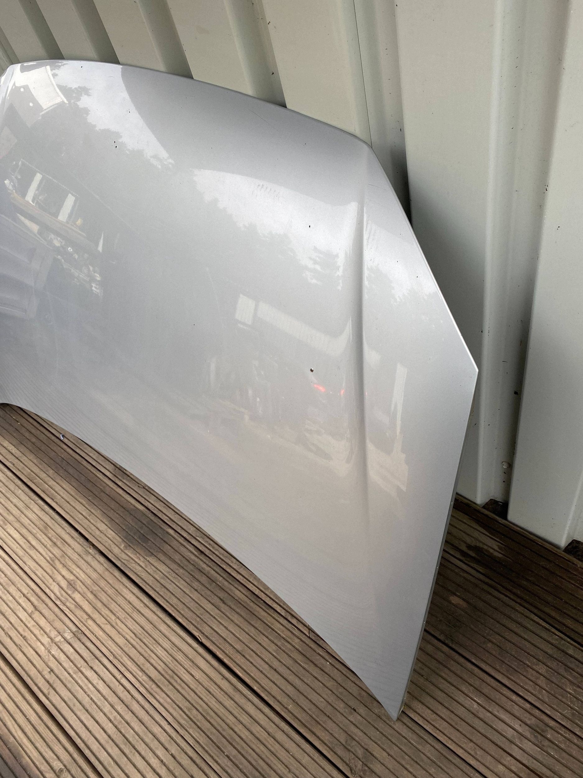 VW POLO IV 9N LIFT complete bonnet front front cover SREBRNY