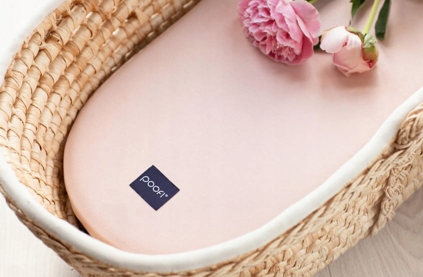 

Prześcieradło do wózka Organic Pudrowy Poofi