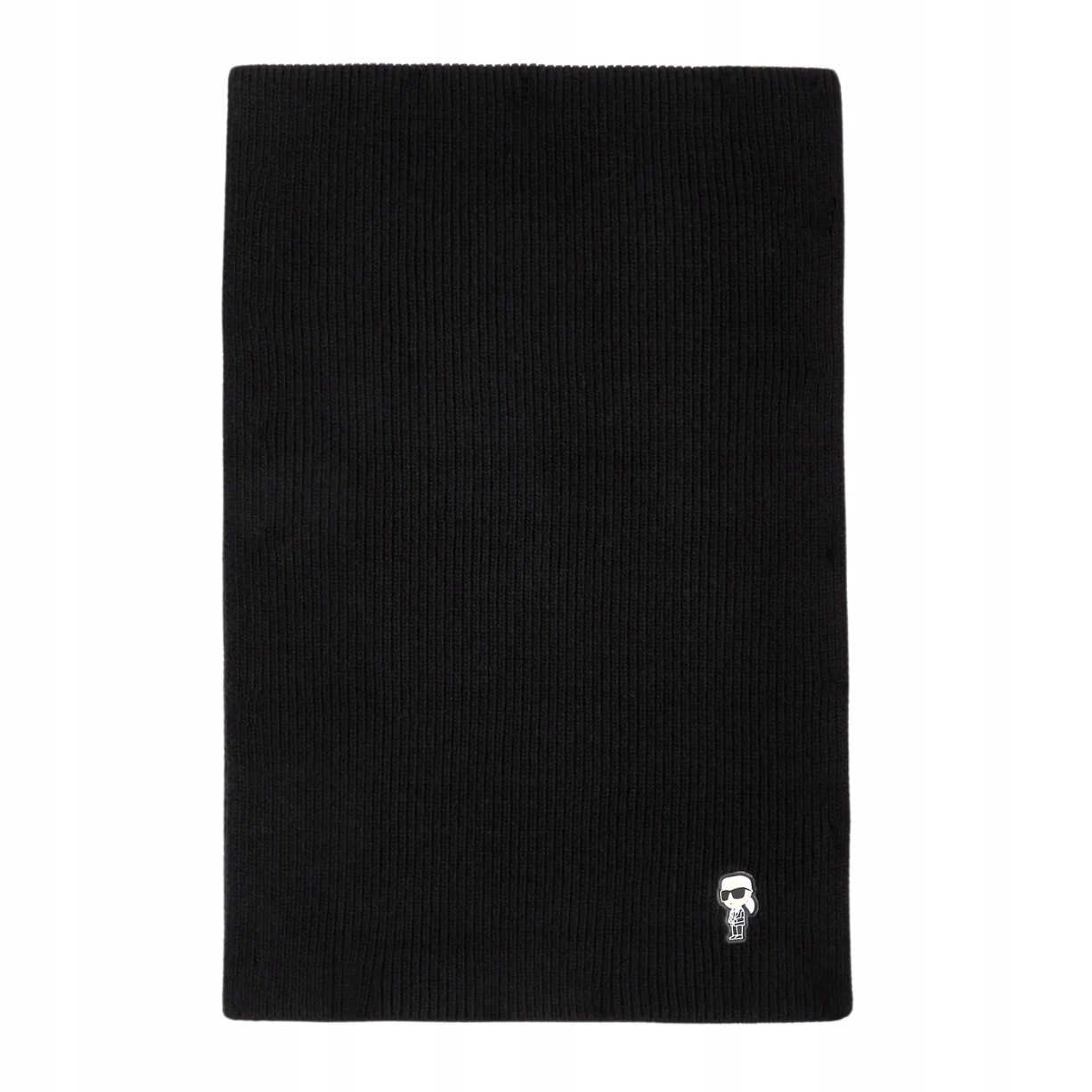 Karl Lagerfeld Černý dámský šátek Knit Scarf