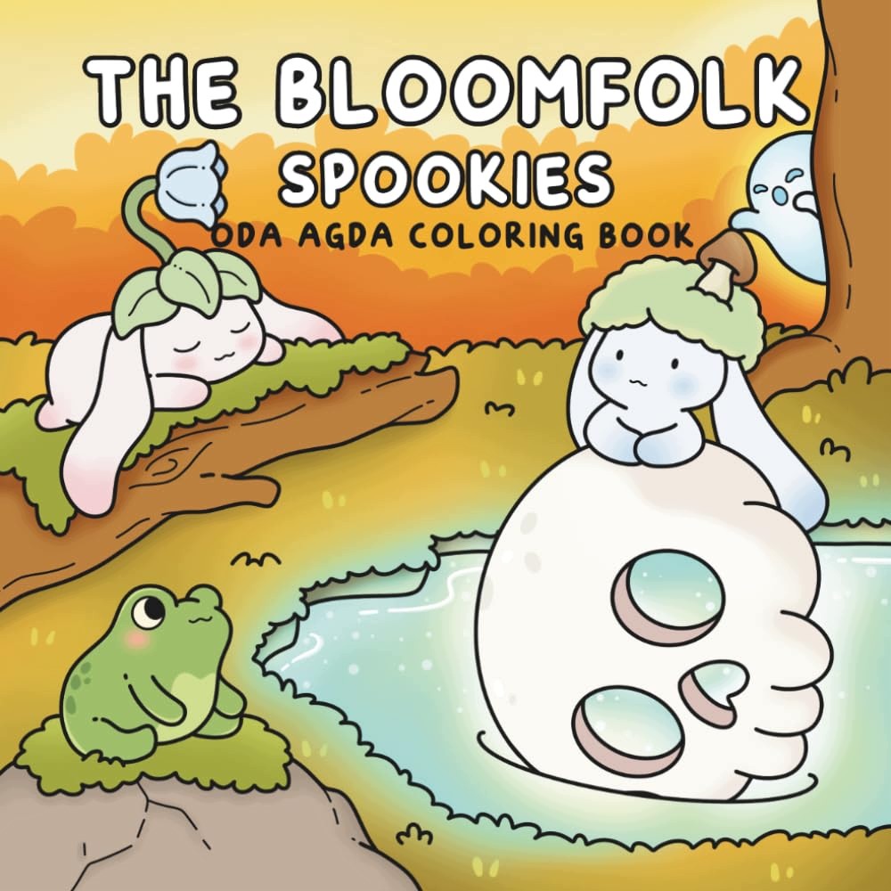 Kolorowanka dla dorosłych i nastolatków Halloween Spookies