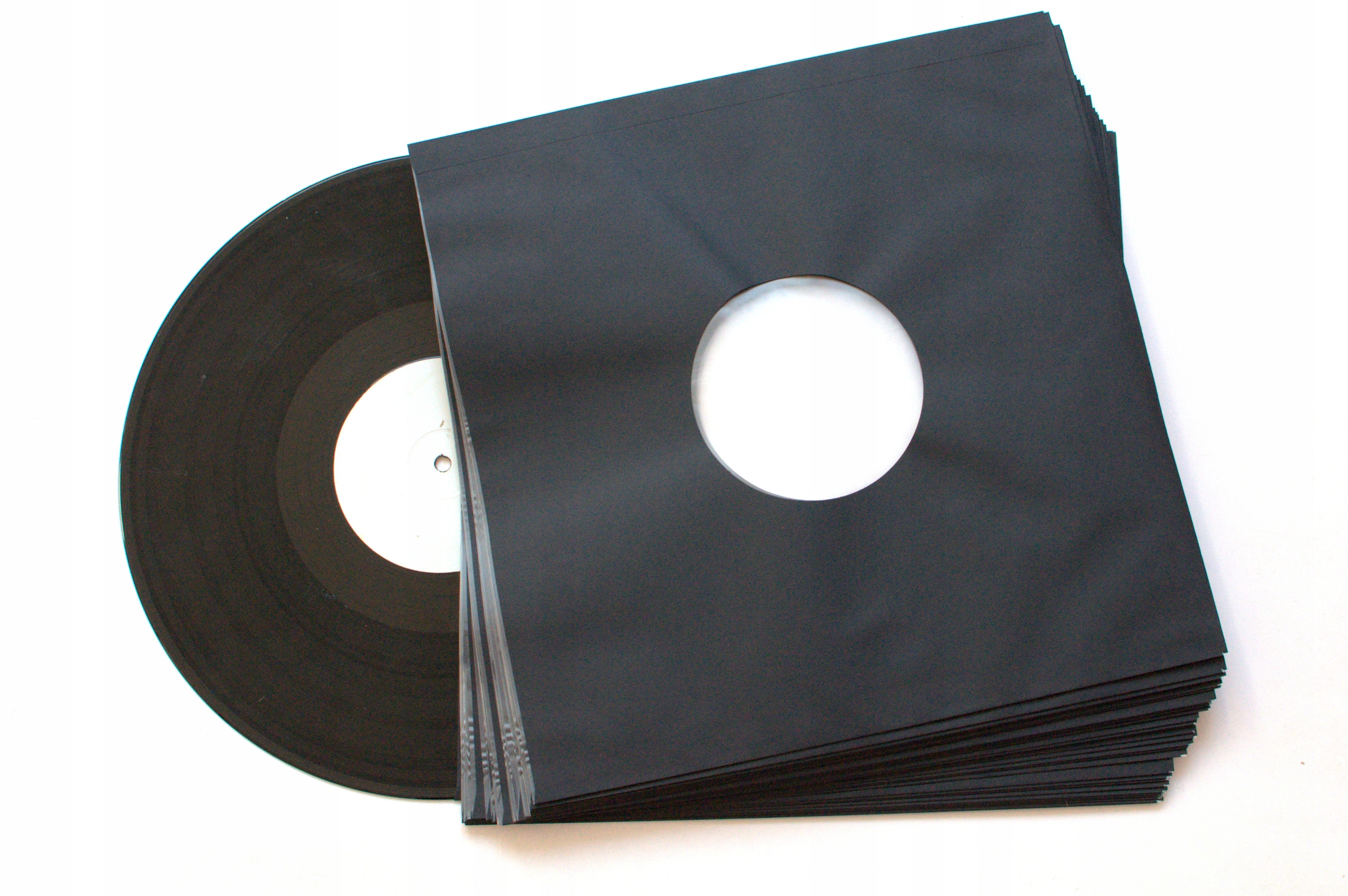 Antystatyczne wewnętrzne koperty okładki na płyty winylowe winyle 12" Lp 50