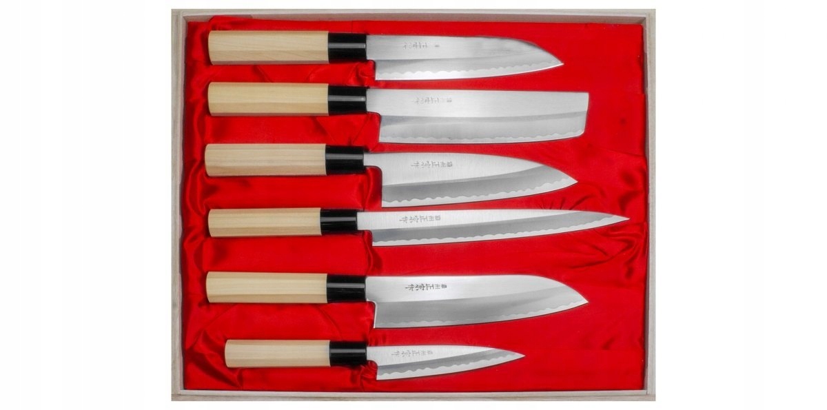 Satake Yoshimitsu Sada 6 nožov, univerzálna sada