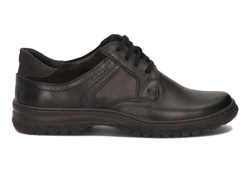 

Buty Męskie Obuwie Trekkingowe Skóra 835 Czarny 43