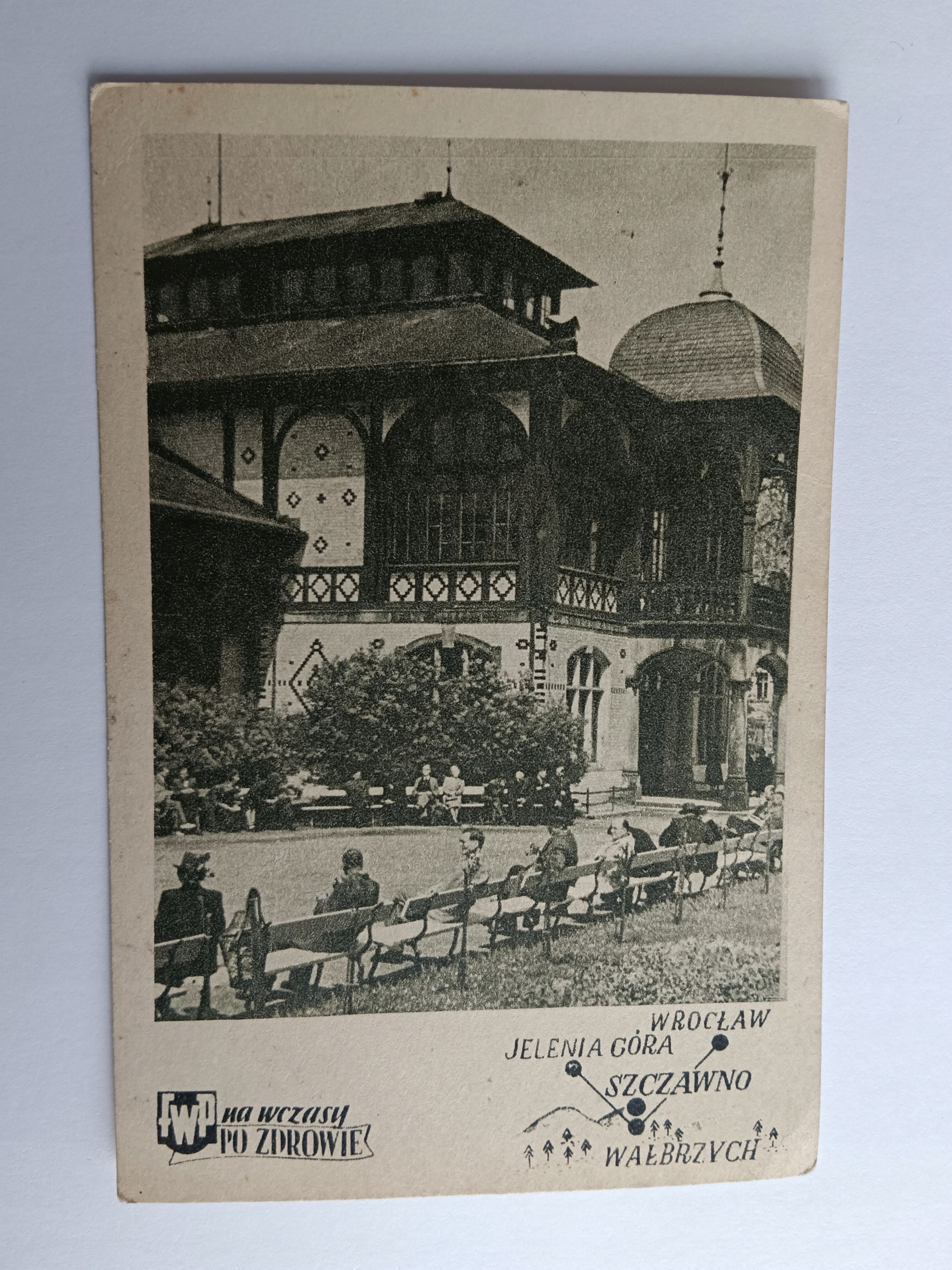 SZCZAWNO ZDRÓJ PIJALNIA, FWP NA WCZASY PO ZDROWIE WROCŁAW 3734 A