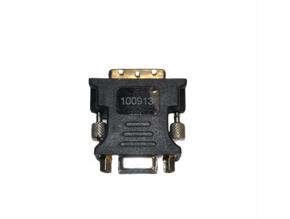 ADAPTER PRZEJŚCIÓWKA VGA D-SUB NA DVI-A CZARNY