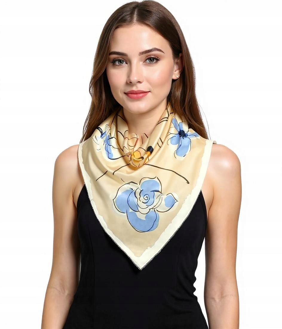 Hedvábný Šátek 100% Přírodní Morušový Hedvábí, Prémiová Kvalita+