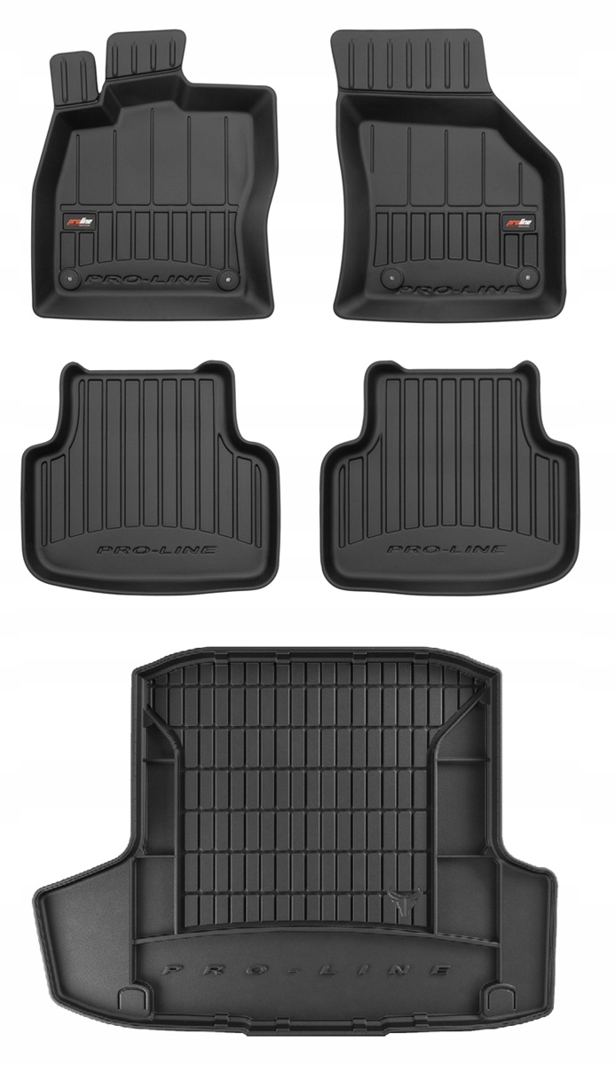Set 3D gumové rohože Škoda Octavia 3 Kombi 2012-2019 zw