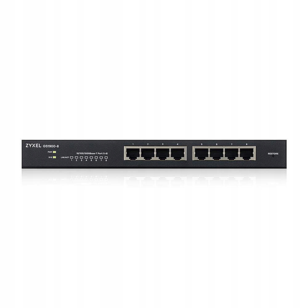Zyxel 8xGb IPv6 fanless switch GS1900-8 v2