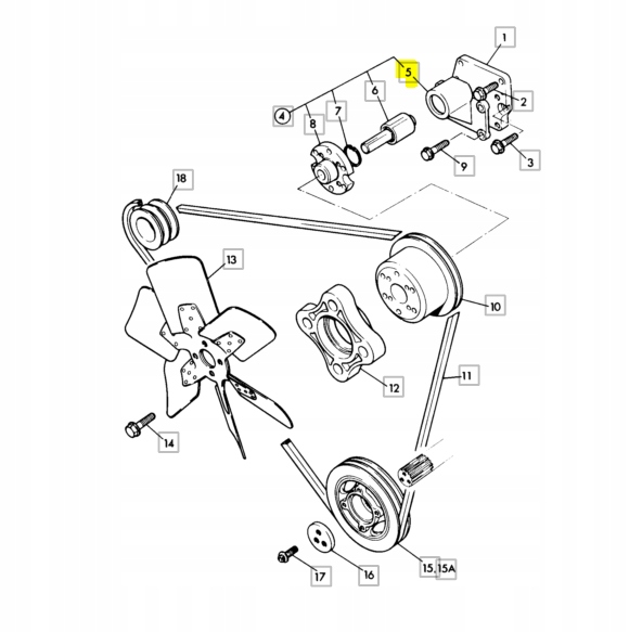 MOCOWANIE WENTYLATORA JCB KOPARKO-ŁADOWARKA 3CX Producent części inny