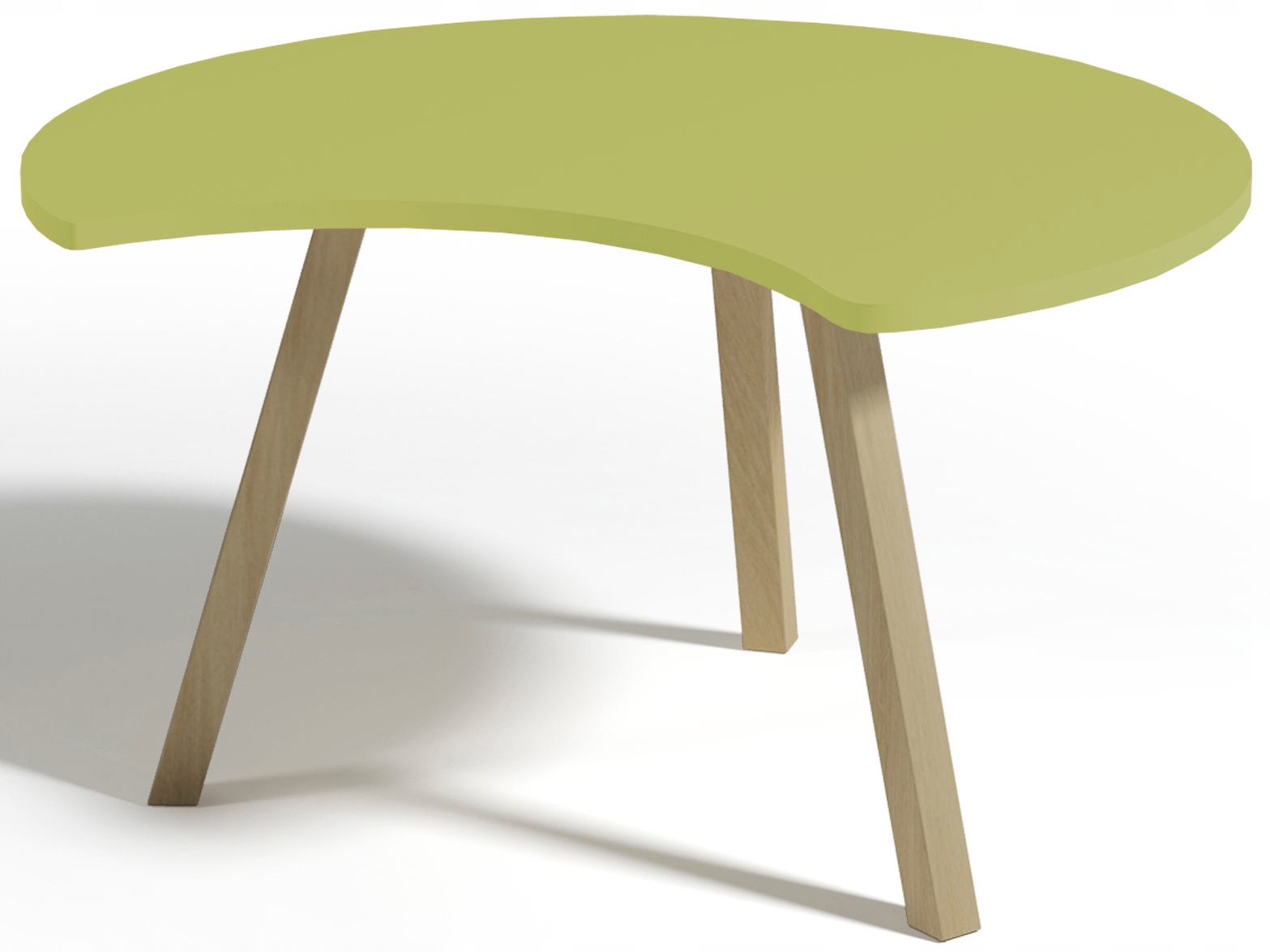 

Stolik kawowy moon 60x60x50 trawa morska nogi Buk