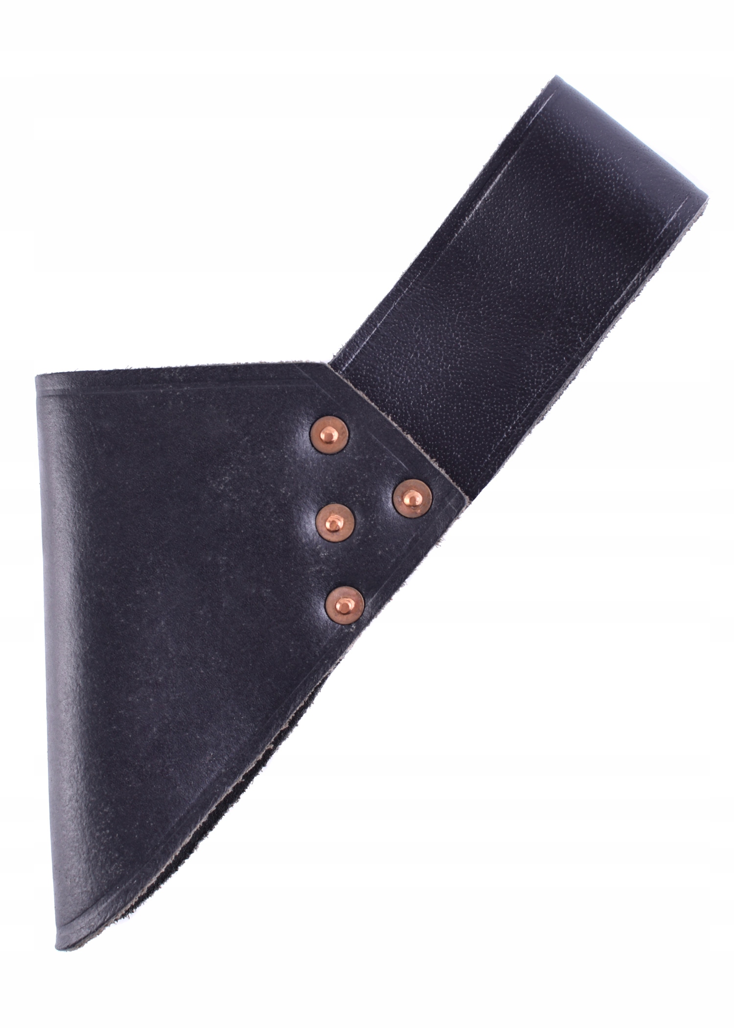 Uchwyt do miecza, skórzany, czarny