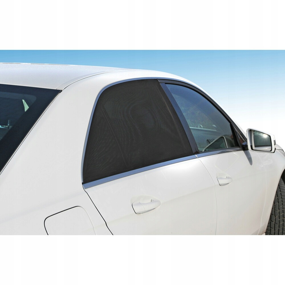 ZASŁONY PRZECIWSŁONECZNE DO AUTA ŻALUZJE OSŁONY SZYBKI MONTAŻ NA OKNO SZYBĘ Kolor czerń