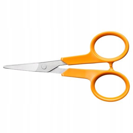 Nůžky na nehty "Classic", oranžová, 10 cm, zahnuté, Fiskars 1075058