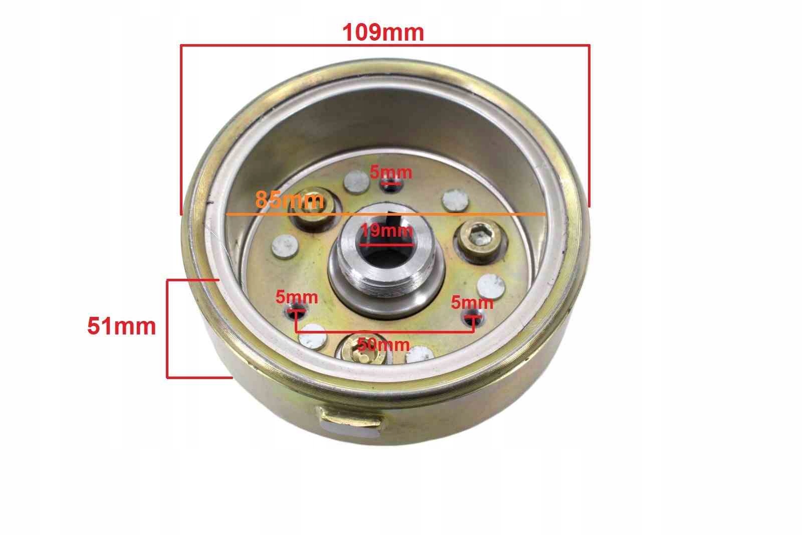 MAGNETO KOŁO ZAMACHOWE ATV 125 6 CEWEK Numer katalogowy części ROY29377