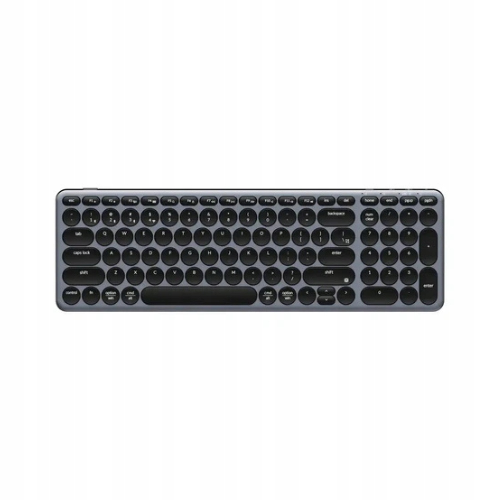 Keychron B4 Pro Nízkoprofilová membránová klávesnice Ultra-Slim Space Gray