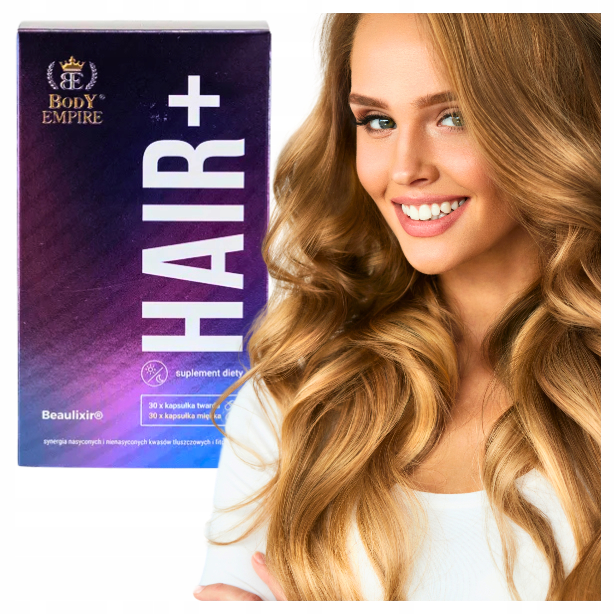 HAIR+ Body Empire 60 kapsuliek GRATIS