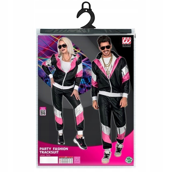 STRÓJ DRES CZARNY DISCO PARTY LATA 80 M Postać/temat lata 70, 80, 90-te