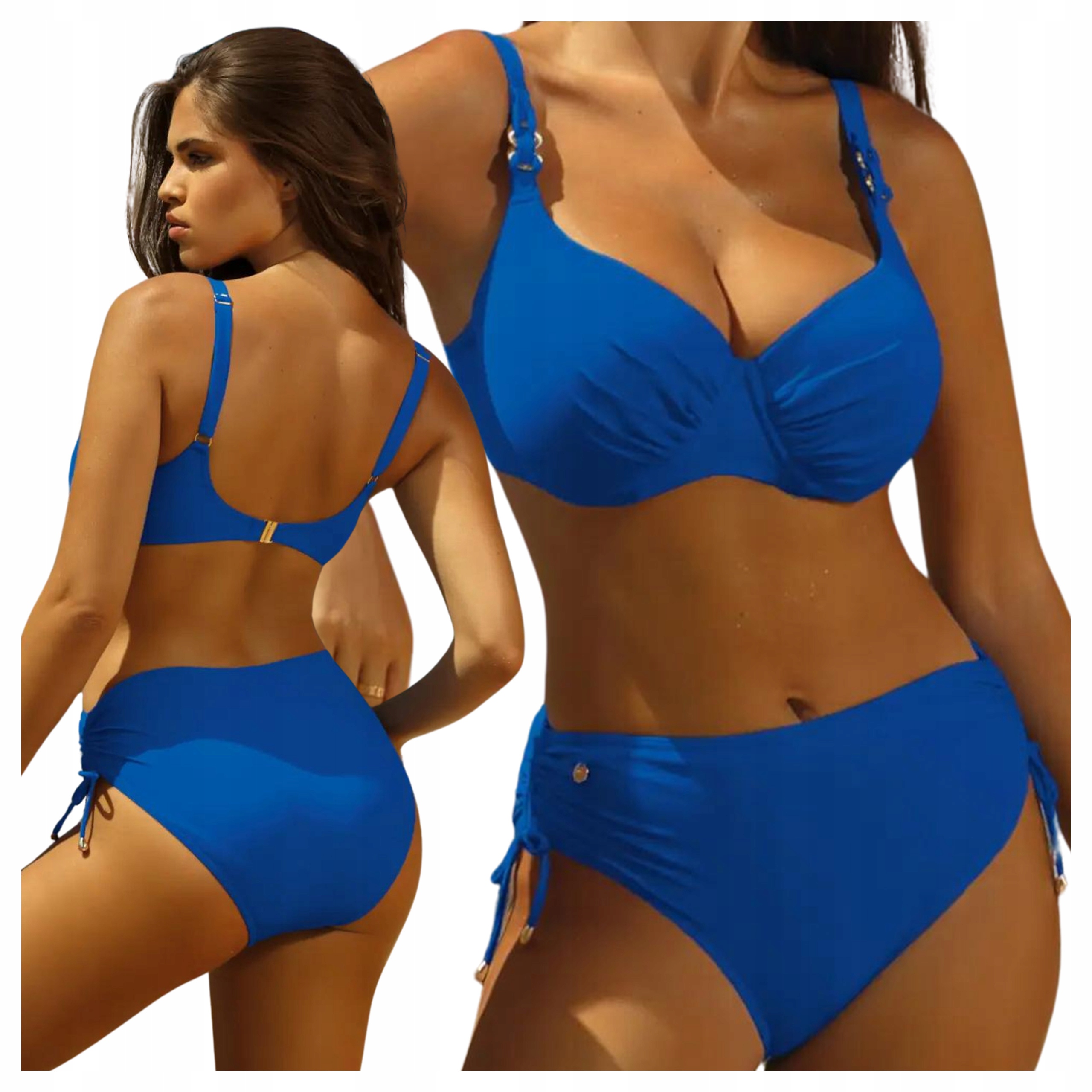 Dvoudílné Polský modelovací plavky Self 38G Bayamon 5 Modrá