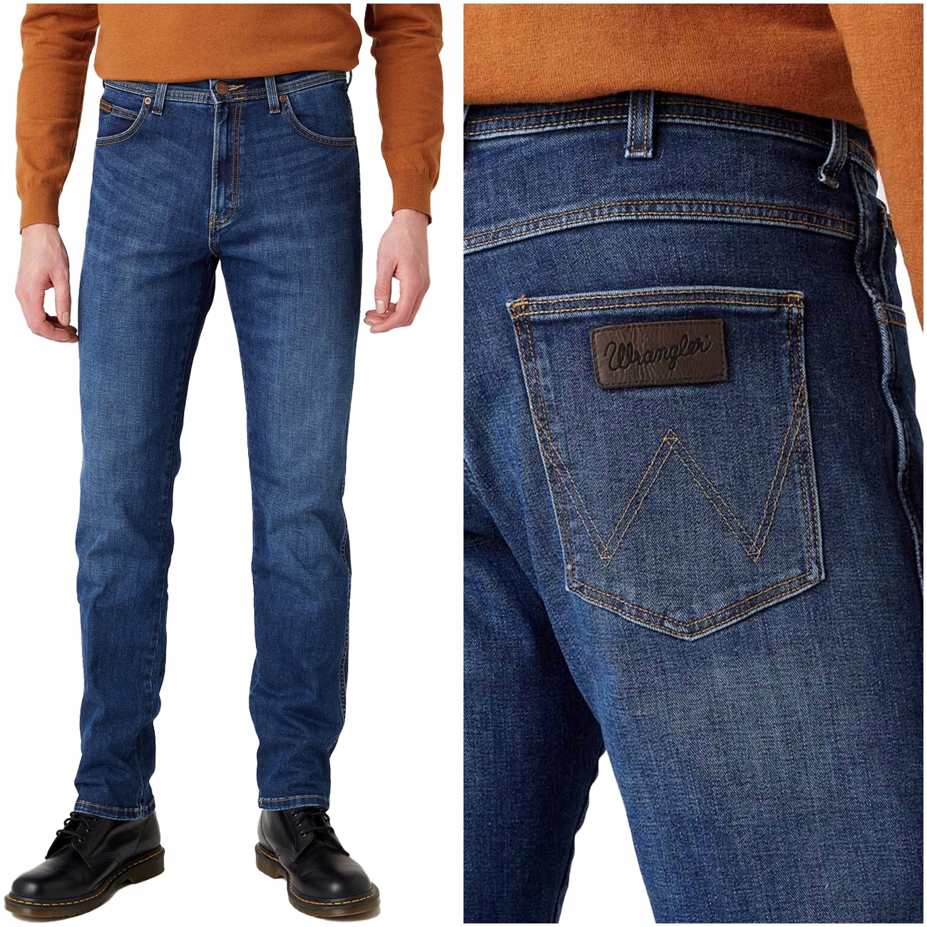 

Wrangler Arizona Meskie Spodnie Jeansowe W38 L32