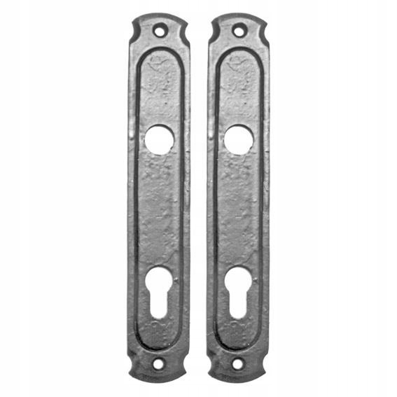 SZYLDY DO DRZWI Z OTWORAMI 240X40 STAL OCYNKOWANA