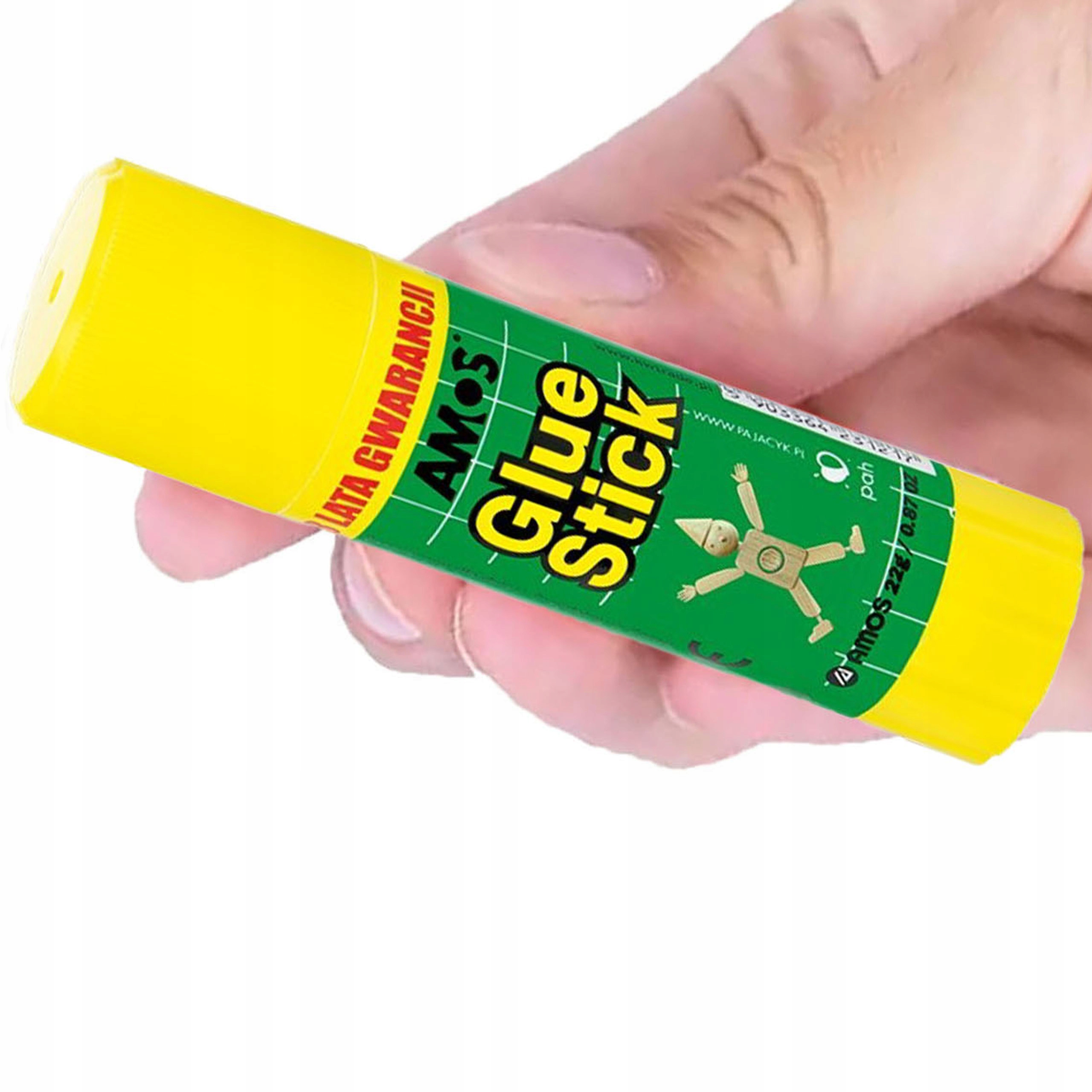 KLEJ SZKOLNY W SZTYFCIE AMOS GLUE STICK 22g ORYGINAŁ Marka Amos