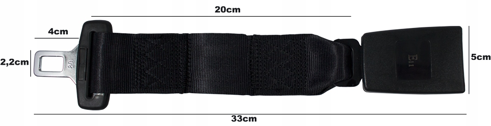 ATESTOWANY PRZEDŁUŻACZ PASA BEZPIECZEŃSTWA ADAPTER PRZEDŁUŻKA PRZELOTKA Typ samochodu Samochody osobowe